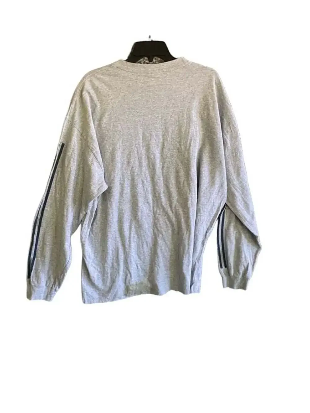 Vintage Adidas Long Sleeve Graphic Shirt Grey Impossible Is Nothing